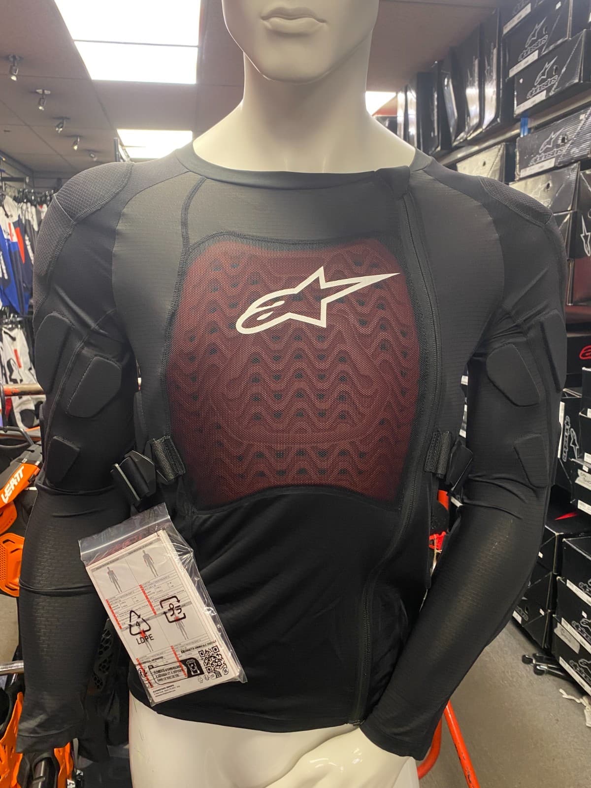 Alpinestars bionic plasma light protection jacket long sleeve motocross armour
