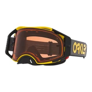 Oakley airbrake moto MX goggle w/ bronze pryzm lens yellow