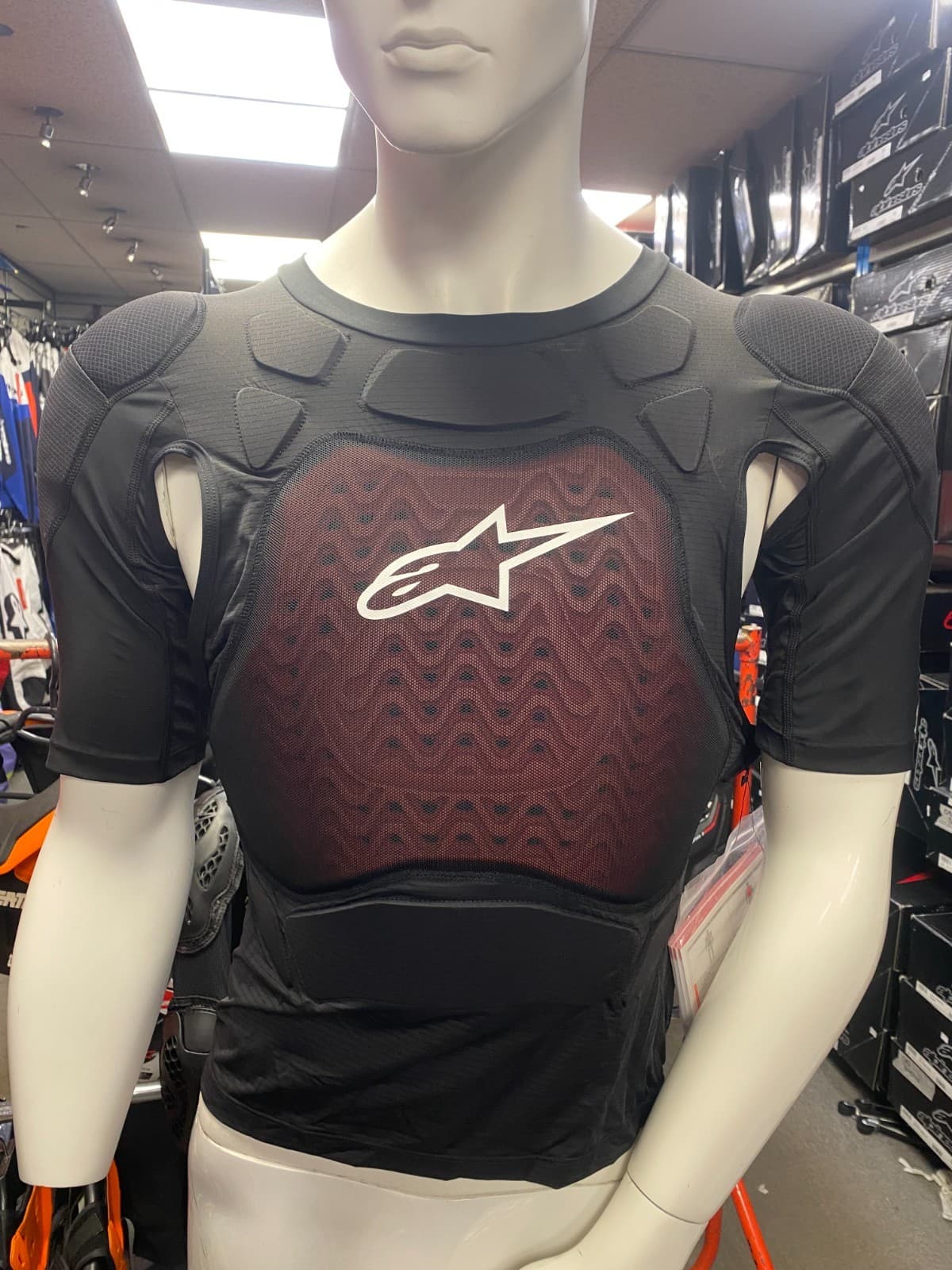 Alpinestars bionic plasma light protection jacket short sleeve motocross armour
