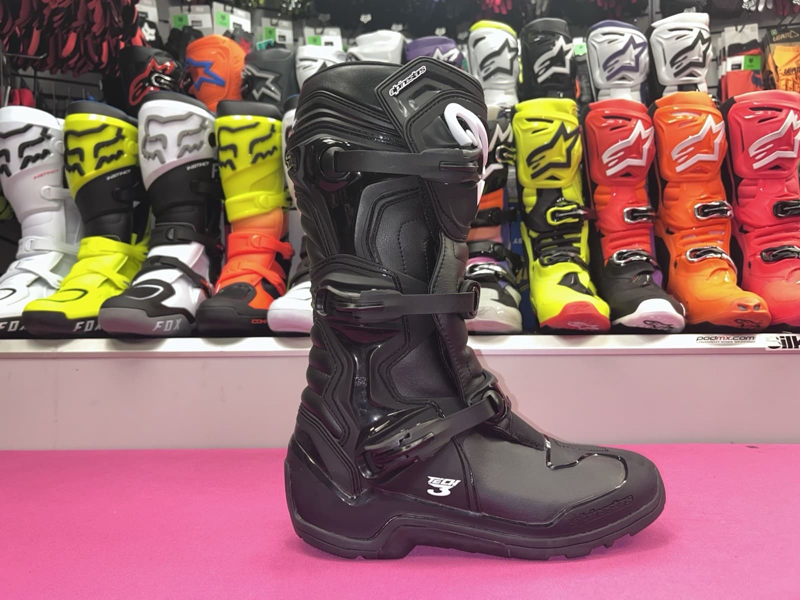 Alpinestars tech 3 motocross/enduro boots black