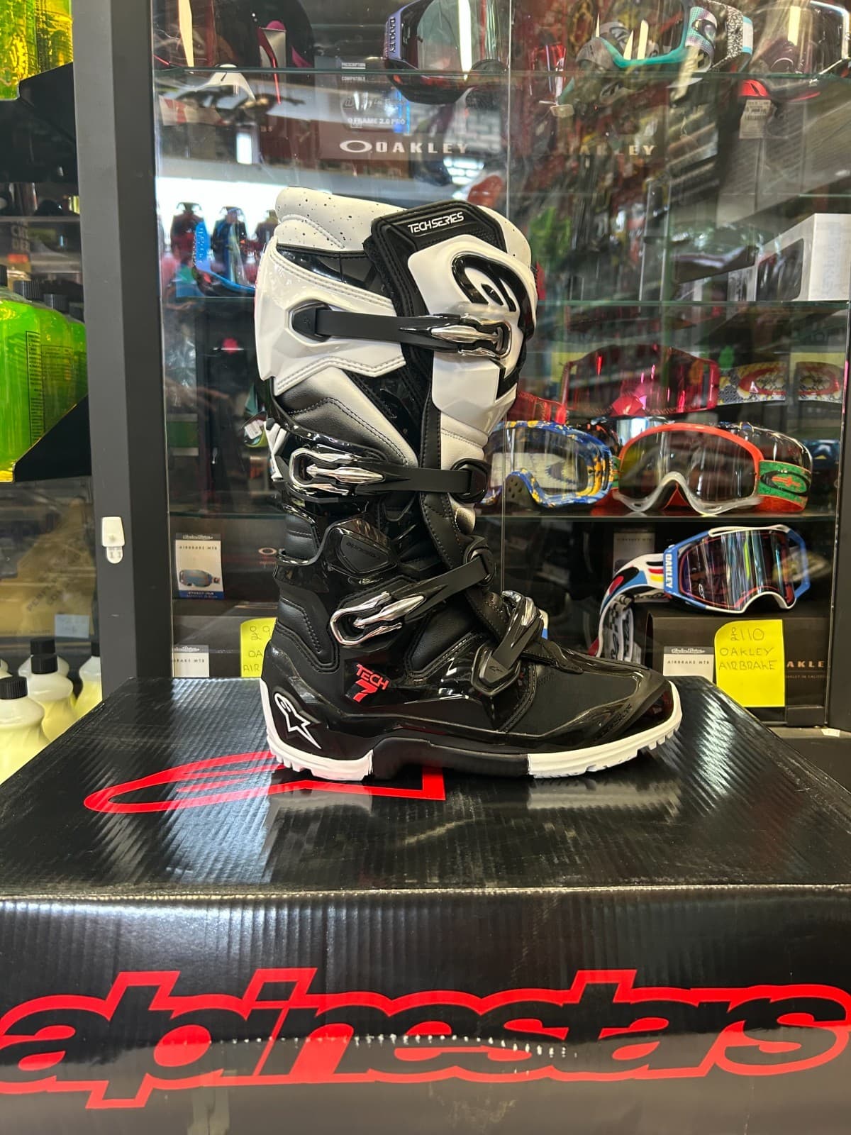 Alpinestars tech 7 enduro boots black/white